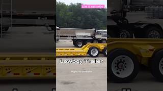 Lowboy Trailor Unique truck 🚛🚒 shorts truck [upl. by Eicats]