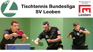 SV Leoben 1  TTC Oberpullendorf 1 Tisch 2 [upl. by Neilla106]