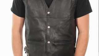 XS1927 Xelement Mens Road King Biker Vest at LeatherUpcom [upl. by Anhpad]