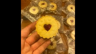 How to Make Homemade Jammy Dodgers  Phoebakes [upl. by Rubma]