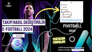 eFootball 2024 Takım Nasıl Değiştirilir [upl. by Hajile]