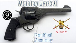 Webley Mk VI 455  Close Range Practical Accuracy [upl. by Shelley]