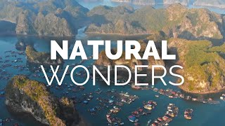 25 Greatest Natural Wonders of the World  Travel Video [upl. by Adnirb]