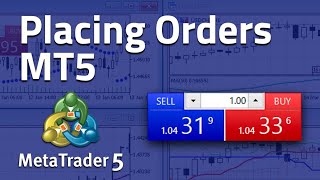 MT5 Tutorial How to Place Orders and Customize Lot Sizes on Your Phone [upl. by Yulma]