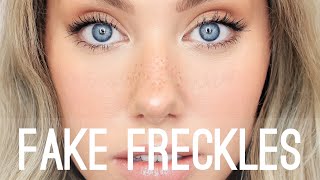 HOW TO FAKE Freckles amp Sunkissed Skin  Makeup Tutorial [upl. by Manvil]