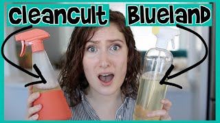 BLUELAND VS CLEANCULT  Zero Waste Cleaning Products  refillable bottles  BOTTLE BROKE [upl. by Lynsey]