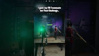 Can She Beat Jigsaws Final Challenge 😳 shorts fortnite [upl. by Butterfield]