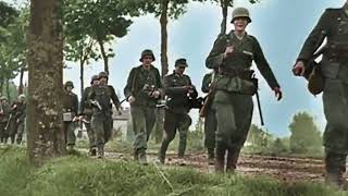 WW2 HQ Rare never seen before footage shows fierce fighting between Wehrmacht and Allied forces [upl. by Ayotel]