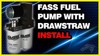 FASS Fuel Pump System w Drawstraw Install 2002 Dodge Cummins [upl. by Clement529]