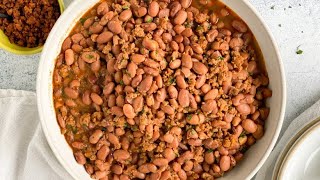 Spicy Pinto Beans Recipe [upl. by Starks]