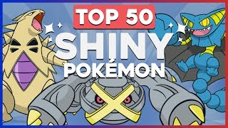 Top 50 Shiny Pokemon [upl. by Asyle]