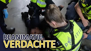 Politie  Assistentie collega  Reanimatie verdachte  Verdachte met mes [upl. by Bridget]