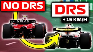 Descubre la MÁGIA del DRS en la F1💥 ¡El Mayor TRUCO de los PILOTOS para ADELANTAR  Reglamento [upl. by Gurias326]