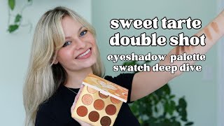 sweet tarte double shot eyeshadow palette swatches  watch before you buy [upl. by Alyel]