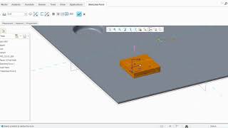 Sketch Form amp Flatten Form In Sheet Metal Creo Parametric [upl. by Birkle420]