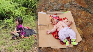 Full video The heart of a pregnant single mother rescuing her two abandoned children [upl. by Ariem]