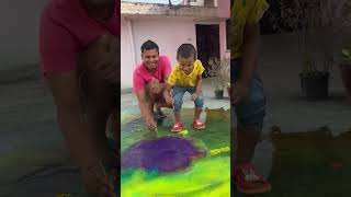 Yellow water colour balloon popping challenge shortsviral balloon [upl. by Guillaume]