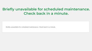 Briefly unavailable for scheduled maintenance Check back in a minute WordPress Error Fixed [upl. by Paugh]