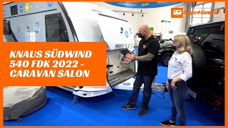 Knaus Südwind 540 FDK Modell 2022  Wohnwagen für 4 Personen mit Etagenbett  Caravan Salon 2021 [upl. by Clova934]