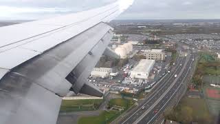 Ryanair Hard landing Dublin [upl. by Aihsenod13]