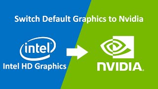 How to set NVIDIA as default graphics card for Windows 10 and Windows 11  Updated 2022 Tutorial [upl. by Strader]