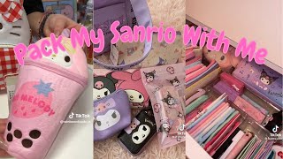 💖 Kawaii Pack My Sanrio Hello Kitty Bag With Me 🎒  TikTok Compilation 56 [upl. by Outlaw367]