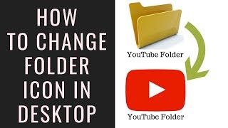 How to change folder icon in Windows 10 [upl. by Nikolia]