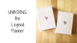 Unboxing The Legend Planner [upl. by Yetnruoc]