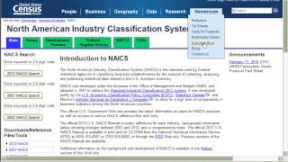 How to Find NAICS and SIC Codes [upl. by Klemperer856]