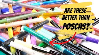 Inexpensive Paint Marker Comparison  Choosing the Best Cheap Acrylic Paint Marker [upl. by Shay604]