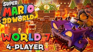 Super Mario 3D World  World 7 4Player [upl. by Kirkwood38]