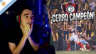 🇦🇷 ARGENTINO REACCIONA a CERRO PORTEÑO CAMPEÓN vs Guaraní  Clausura 2021 🏆 [upl. by Strohben799]