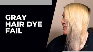 Dying my hair gray [upl. by Kylynn]