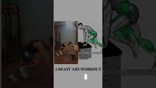 ABS 3 BEAST WORKOUT🔥 shortsfeed workoutmusic workoutsongs abs absworkout gym sports [upl. by Emmanuel544]