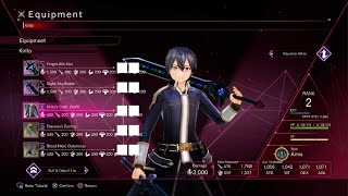 Sword Art Online Last Recollection  Modded Starter Saves PS4 PS5 PC [upl. by Nirmak542]