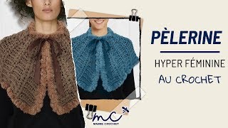 Comment faire une pèlerine cacheépaules quotAgnèsquot toutes tailles au crochet tuto facile [upl. by Tnecnev383]