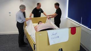 Moving a Plus Size Patient Up the Bed Using an InBed System [upl. by Tnilk770]