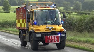 RARE Appleby Unimog Responding  Cumbria Fire and Rescue Service [upl. by Adaj]