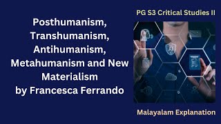 Posthumanism Transhumanism Antihumanism and New Materialism Francesca Ferrando [upl. by Krusche]