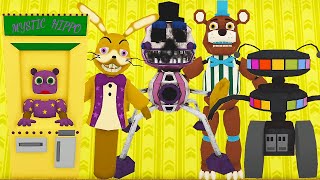 How to get ALL 5 NEW FNAF MORPHS in Backrooms Morphs for Roblox [upl. by Retniw389]