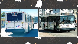 NJ Transit 10 BAYONNE JFK BLVD VIA PAMRAPO AVENUE NABI 41615 6507 [upl. by Jillene]