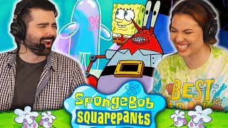 We Watched SPONGEBOB SEASON 2 EPISODE 3 AND 4 For the FIRST TIME BUBBLE BUDDY amp IMITATION KRABS [upl. by Eldora]