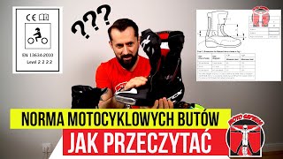 Wszystko co powinieneś wiedzieć o normie butów motocyklowych Dbasz o bezpieczeństwo Czytaj metki [upl. by Tewfik305]