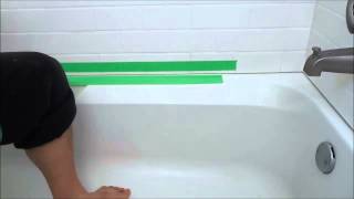 How To Get A SUPER SMOOTH Caulking Line Using Tape [upl. by Seel]