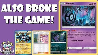 Unown Hand Just Broke the Pokemon TCG Another Unown Ban Likely [upl. by Anuqahs]