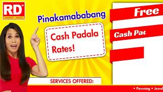 RD Pawnshop  Pinakamataas na Appraisal rate at Pinakamababang Cash Padala rates [upl. by Artened583]