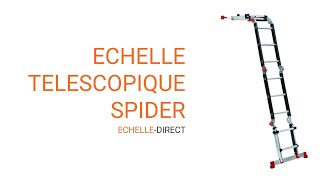 Echelle télescopique modulable  echelledirectfr [upl. by Eahsan]