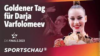 Die Finals 2023 Vier DeutscheMeistertitel für Darja Varfolomeev in der Sportgymnastik  Sportschau [upl. by Casimir]