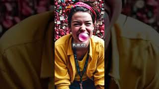 ¿En Singapur se prohíbe masticar chicle singapur chicles reglas shortvideo [upl. by Gemmell966]