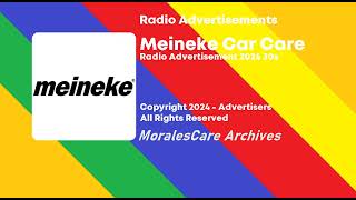 Meineke Car Care Center Radio Commercial 2024 [upl. by Lienaj]